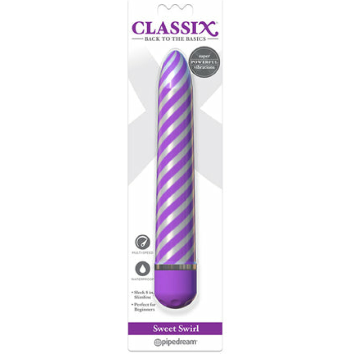 Sweet Swirl Vibrator Purple - Image 1