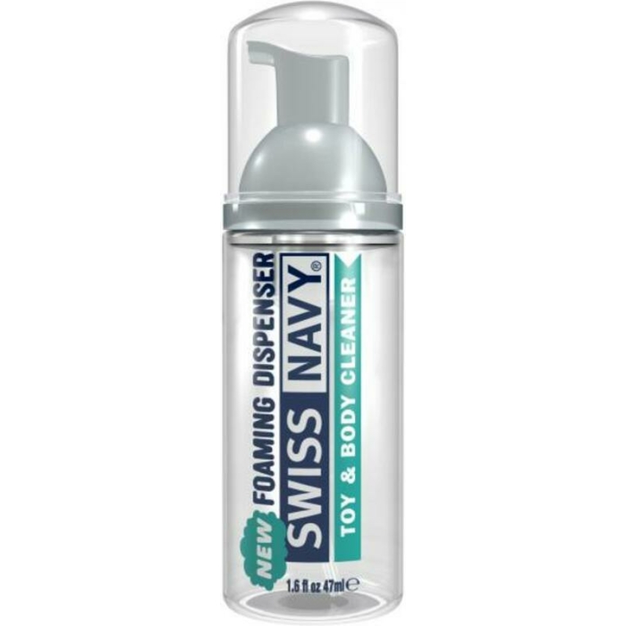 Swiss Navy Toy & Body Cleaner Foaming 1.6 Oz - Image 1