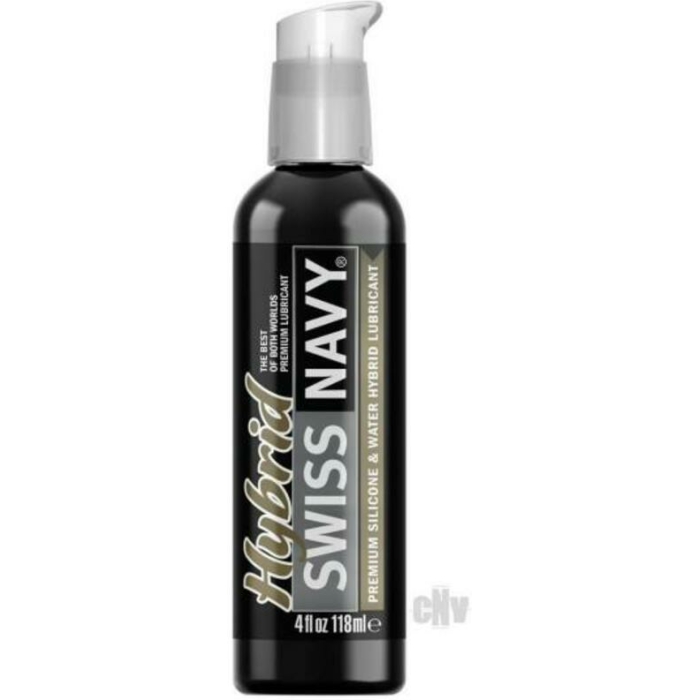 Swiss Navy Premium Hybrid Lubricant - 4 Oz Bottle - Image 1