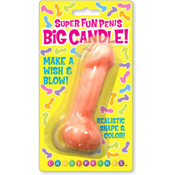 Super Fun Big Penis Candle - Flesh - Image 1
