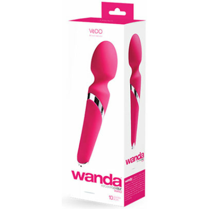 VeDO Wanda Rechargeable Wand - Foxy Pink