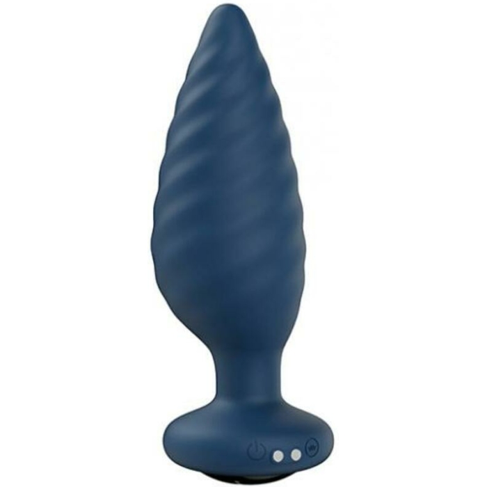 Noah App-controlled Rotating Butt Plug - Navy Blue - Image 1