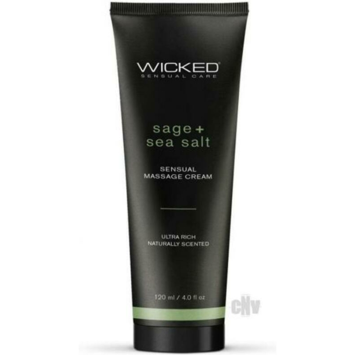 Wicked Sensual Massage Crm Sage/sea Salt - Image 1