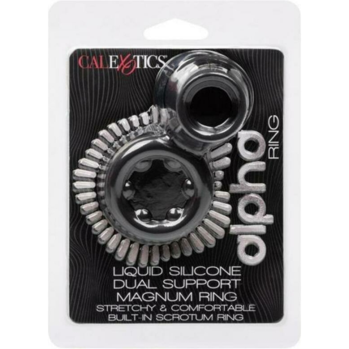 Alpha Liquid Silicone Dual Magnum Ring - Image 1