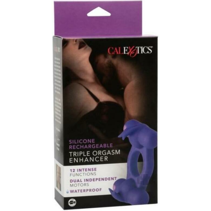 Silicone Recharge Triple Orgasm Purple - Image 1