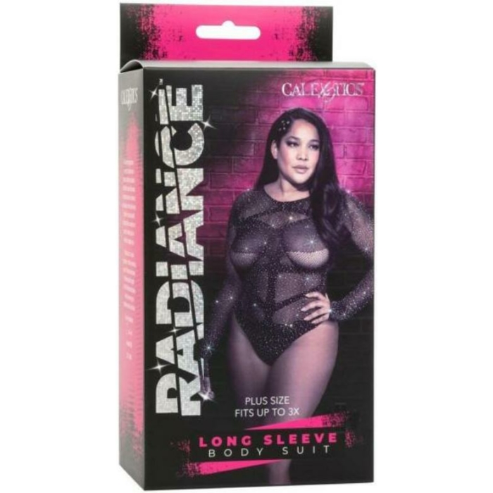 Radiance Long Sleeve Body Suit Ps Black - Image 1