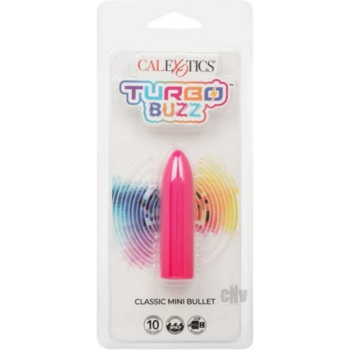 Turbo Buzz Classic Mini Bullet Stimulator - Pink - Image 1