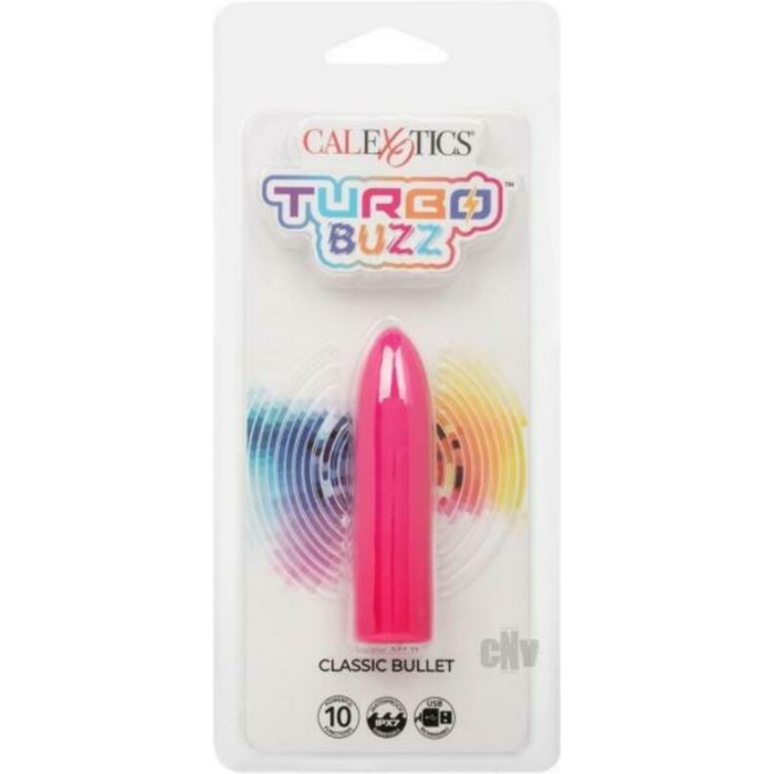 Turbo Buzz Classic Bullet Stimulator - Pink - Image 1