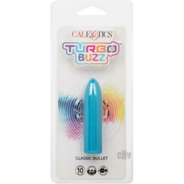 Turbo Buzz Classic Bullet Stimulator - Blue - Image 1