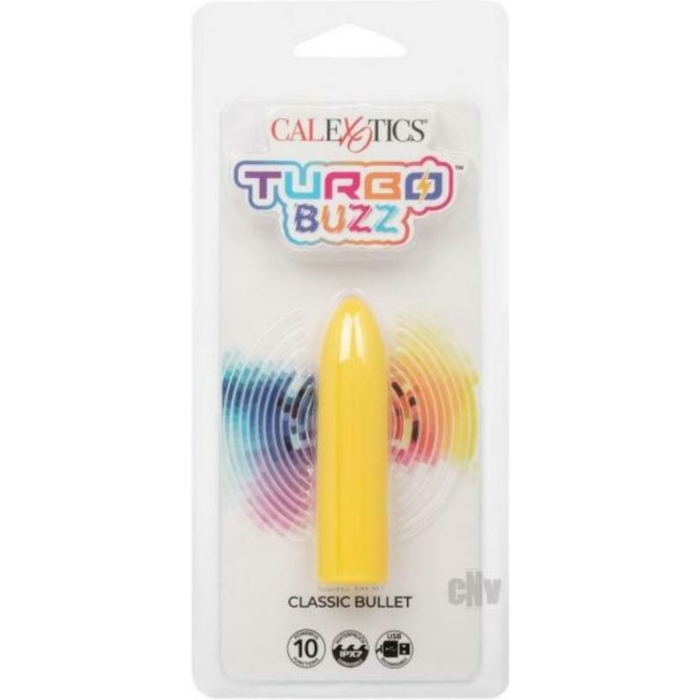 Turbo Buzz Classic Bullet Stimulator - Yellow - Image 1