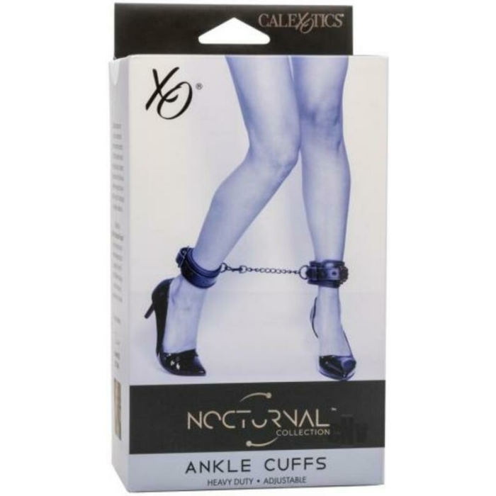 Nocturnal Collection Adjustable Ankle Cuffs - Black - Image 1