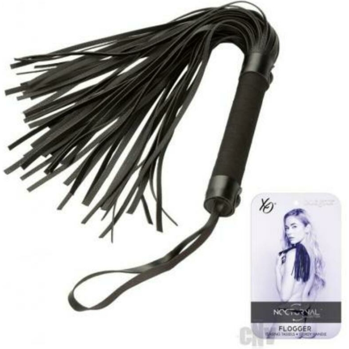 Nocturnal Collection Flogger - Black - Image 1