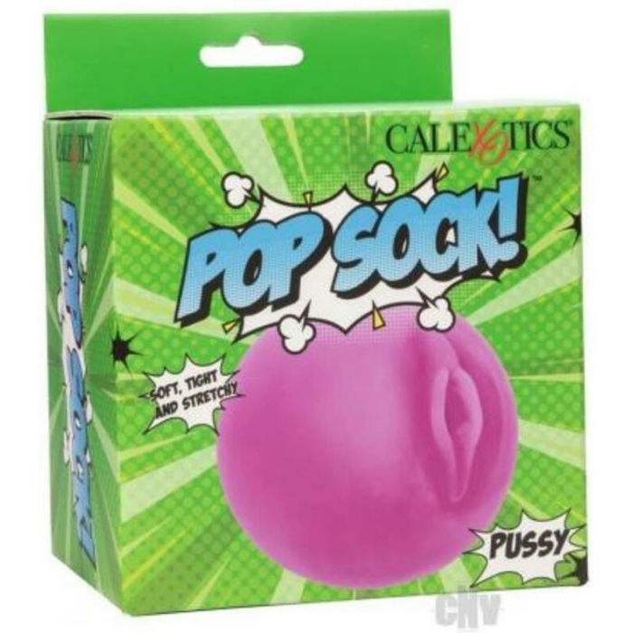 Pop Sock! Pussy Ball Masturbator - Purple - Image 1