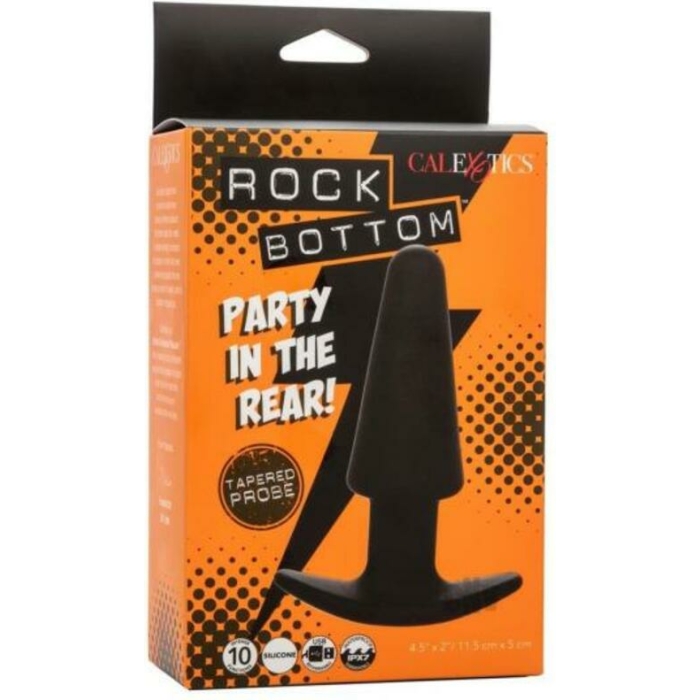 Rock Bottom Tapered Anal Probe - Black - Image 1