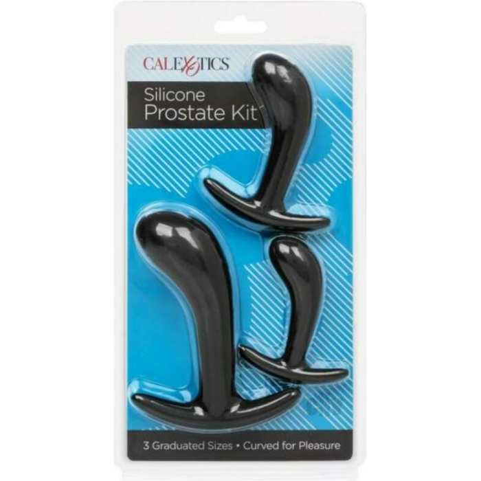 Silicone Anal Training Prostate Kit - Black - Image 1