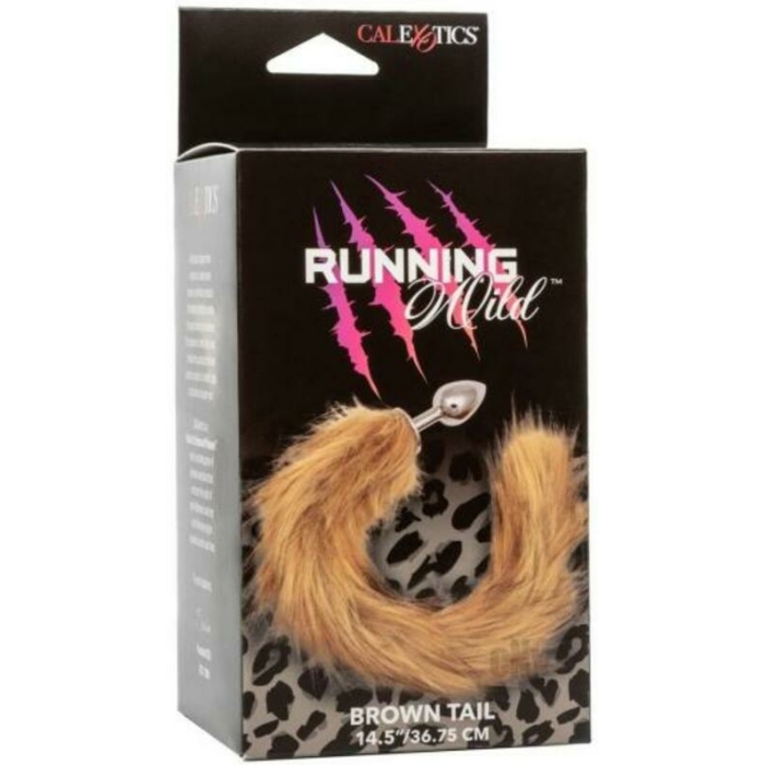 Running Wild Brown Tail Metallic Anal Probe - Image 1