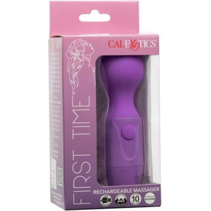 First Time Rechargeable Vibrator Massager - Purple - Image 1