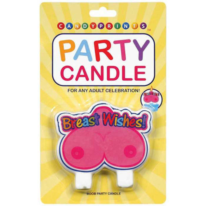 Breast wishes party candle - Image 1