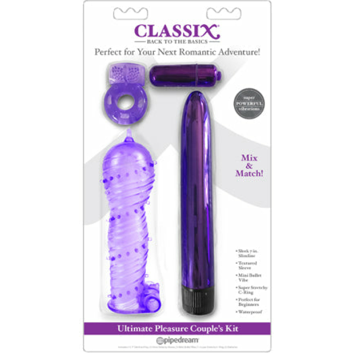 Classix Ultimate Pleasure Couples Kit - Purple - Image 1