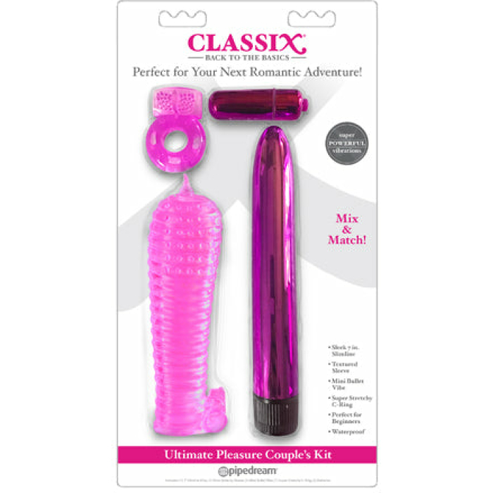 Classix Ultimate Pleasure Couples Kit - Pink - Image 1