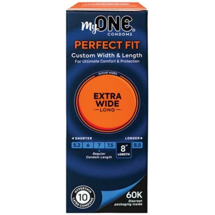My One Extra Wide & Long Condoms - Pack Of 10 - Image 1