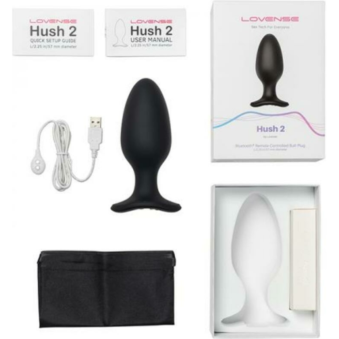 Lovense Hush 2 App-compatible Butt Plug 2.25 In. - Image 1