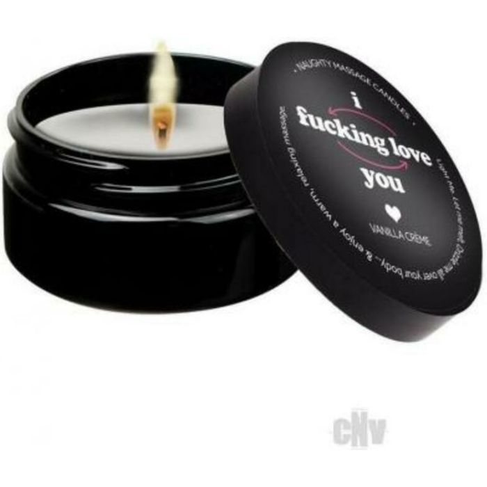 Massage Candle 2oz I F*cking Love You - Image 1