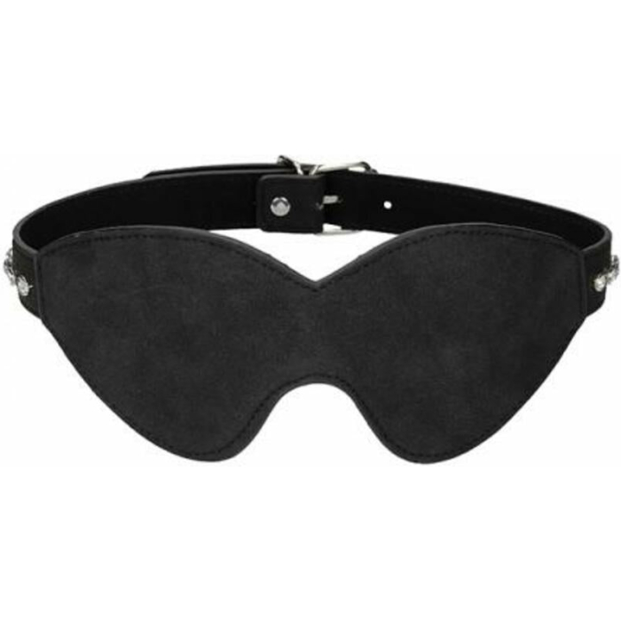 Ouch Diamond Studded Eye Mask - Black - Image 1