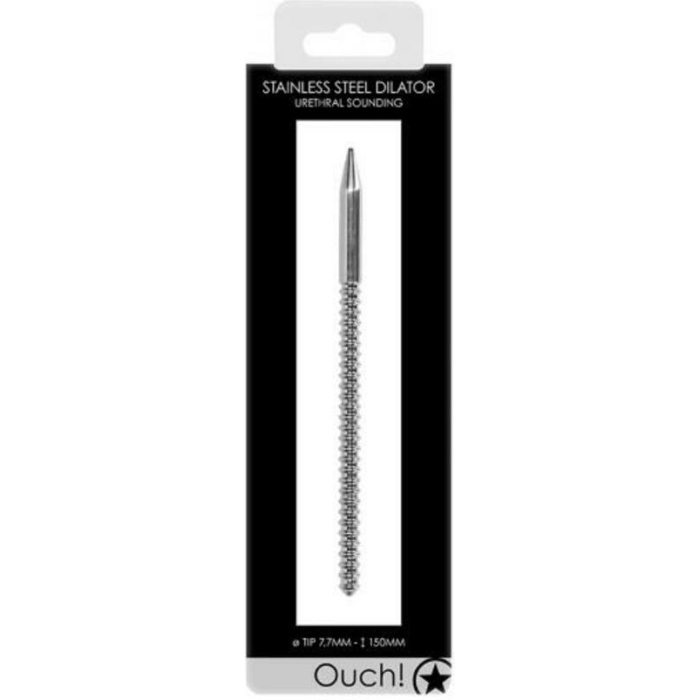 Shots Ouch Urethral Sounding Ribbed Dilator - Image 2
