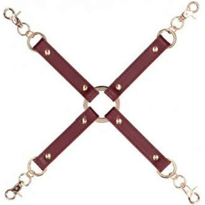 Ouch Halo Hogtie Connector Burgundy - Image 1