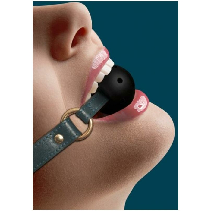 Ouch Halo Breathable Ball Gag Green - Image 1