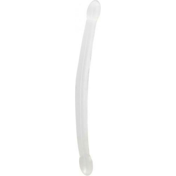 Shots Realrock Crystal Clear 17" Double Dildo  - Transparent - Image 1