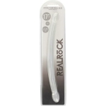 Shots Realrock Crystal Clear 17" Double Dildo - Transparent - Image 2