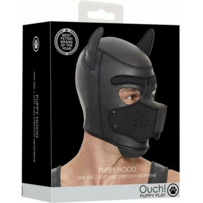 Ouch Neoprene Puppy Hood Black - Image 2