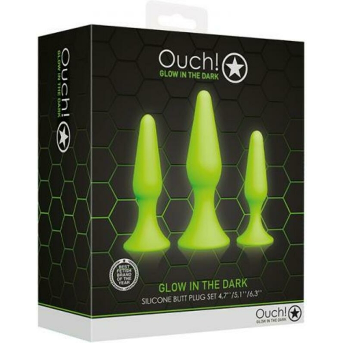 Ouch Butt Plug Set Gitd - Image 1