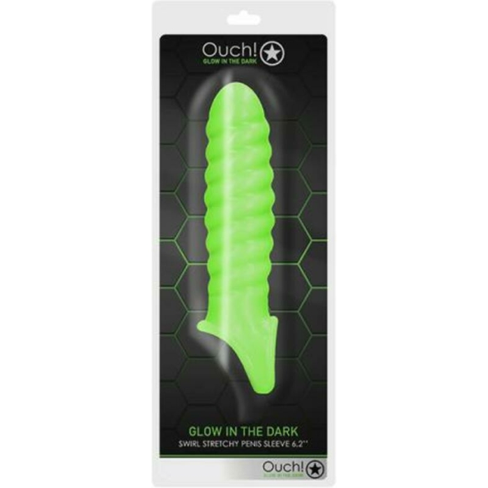 Ouch Swirl Stretchy Penis Sleeve Gitd - Image 1