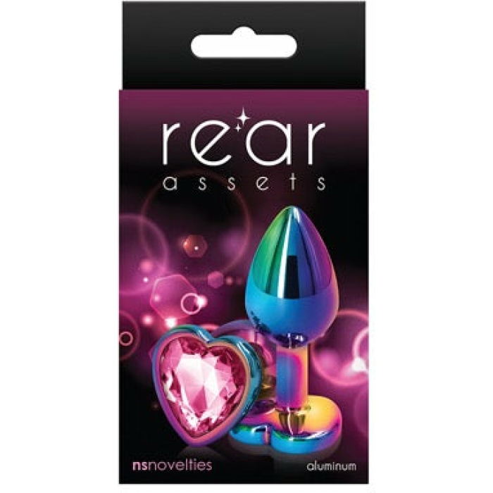 Rear Assets Multicolor Heart Small - Pink - Image 1