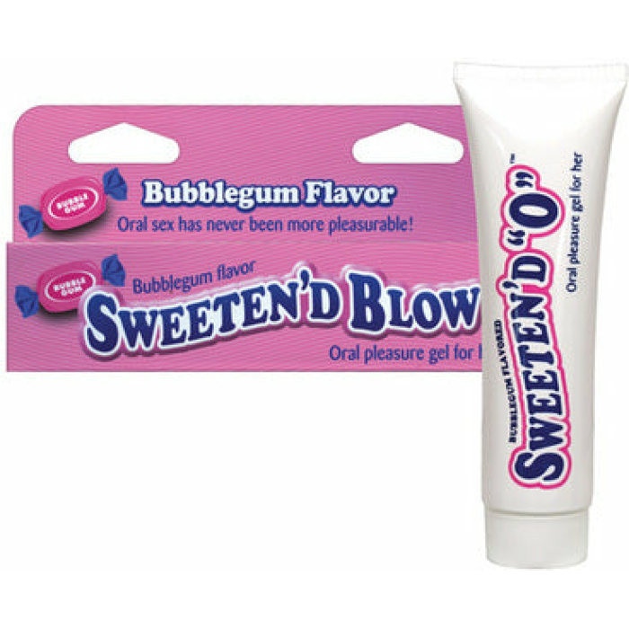 Sweeten D Blow Oral Pleasure Gel Bubble Gum 1.5 oz - Image 1