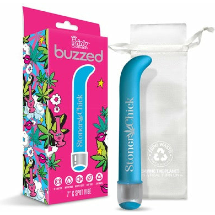 Buzzed 7 G-Spot Vibe  - Stoner Chick Blue - Image 1