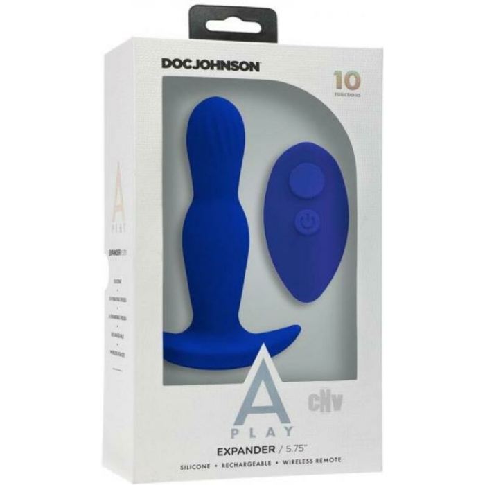 A-play Expander Rechargeable Silicone Anal Plug With Remote - Image 1
