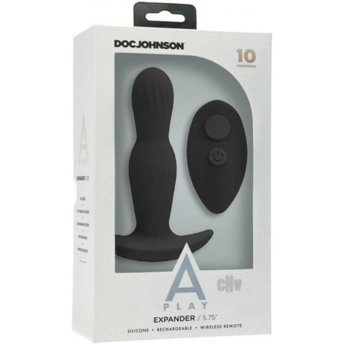 A-play Expander Rechargeable Silicone Anal Plug With Remote - Image 1