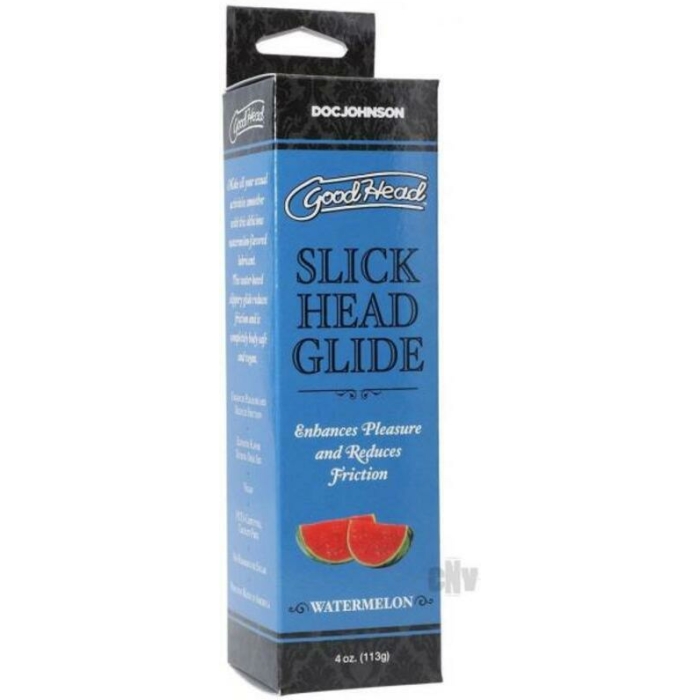 Goodhead Slick Head Glide Watermelon 4 Oz. - Image 1