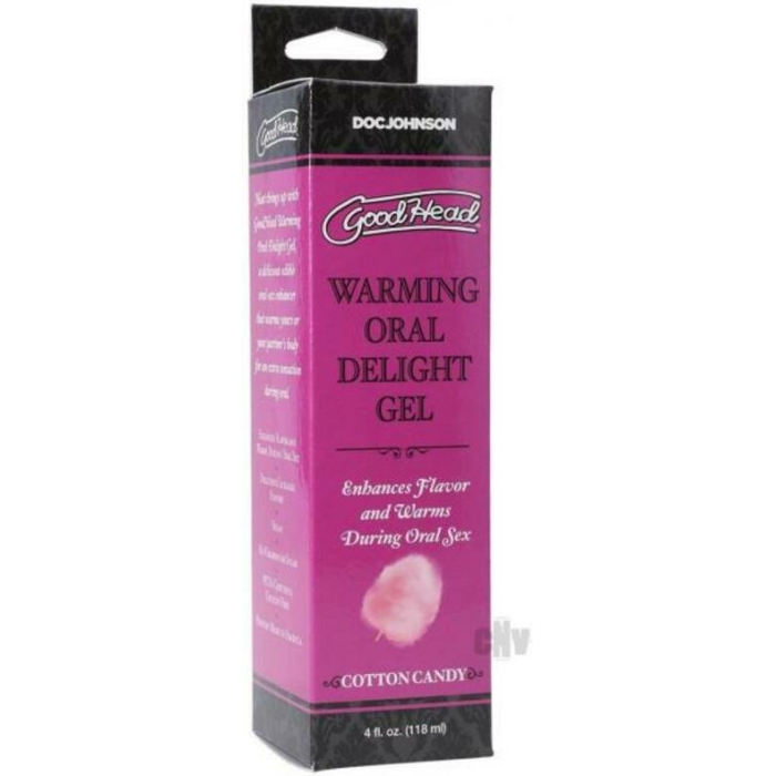 Goodhead Warming Head Oral Delight Gel Cotton Candy 4 Oz. - Image 1