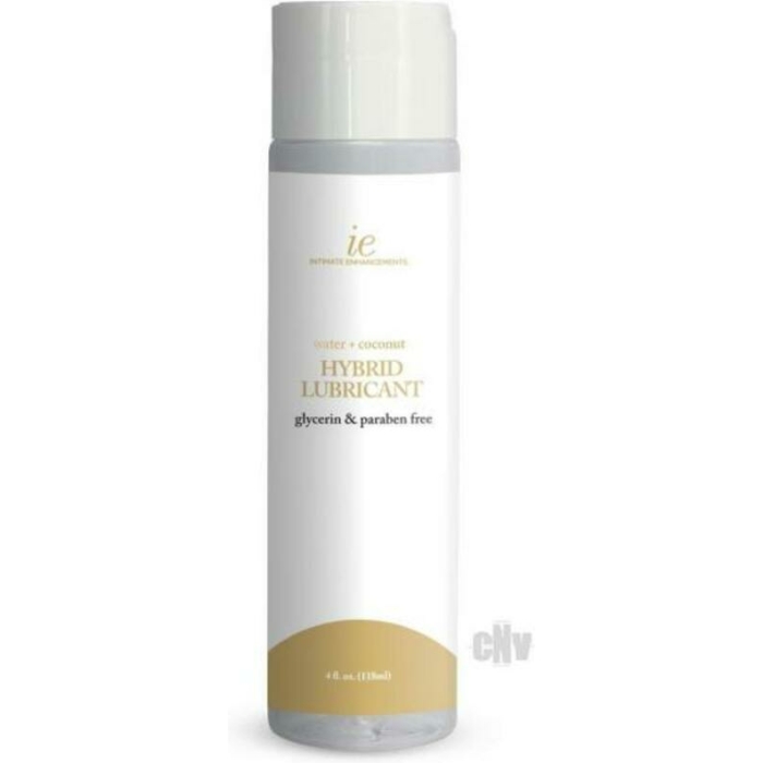 Intimate Enhancements Hybrid Lubricant Water & Coconut 4 Fl. Oz. - Image 1