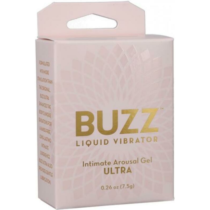 Buzz Ultra Liquid Vibrator Intimate Arousal Gel - .26 Oz - Image 1
