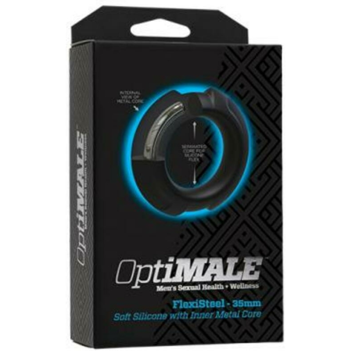 Optimale Flexisteel Cockring 35mm Black - Image 1