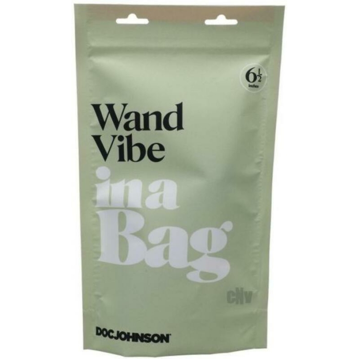 In A Bag Wand Vibrator Black - Image 1