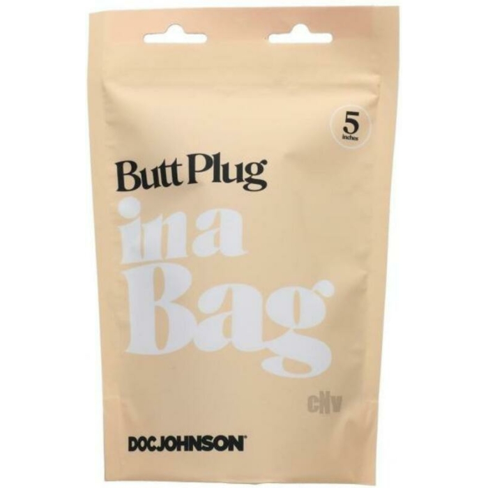 In A Bag Anal Plug 5in Black - Image 1