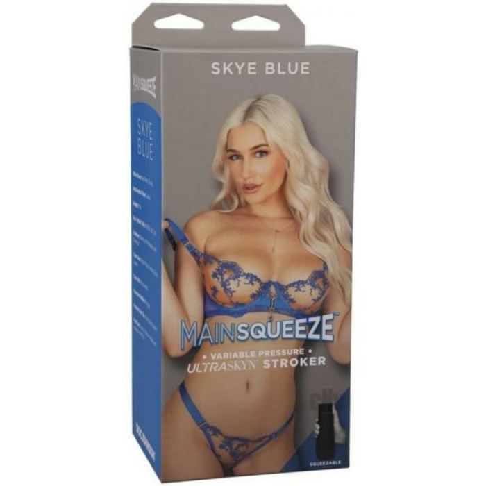 Main Squeeze Skye Blue Ultraskyn Stroker Vagina Beige - Image 1