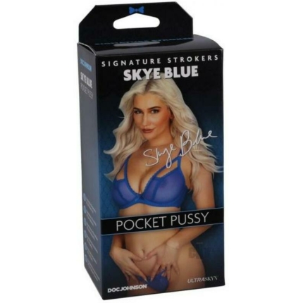 Signature Strokers Skye Blue Ultraskyn Pocket Pussy Beige